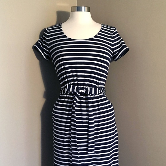 striped jersey dress uk